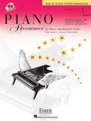 Tapa de Piano Adventures Gold Star Performance Level 1 Nfmc