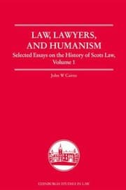 Tapa de Selected Essays On The History Of Scots Law