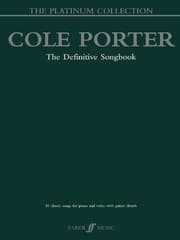 Tapa de Cole Porter The Platinum Collection 50 Classic Songs For Piano And Voice With Guitar Chords