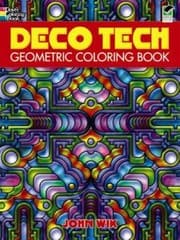 Tapa de Deco Tech Geometric Coloring Book