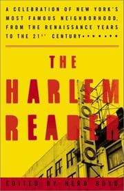 Tapa de The Harlem reader