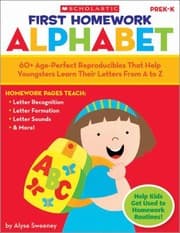 Tapa de First Homework Alphabet 60 Ageperfect Reproducibles That Help Youngsters Learn Their Letters From A To Z