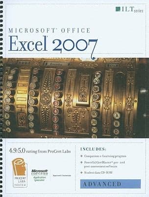 Tapa de Excel 2007 Advanced Student Manual