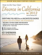 Tapa de How To Do Your Own Divorce In California In 2012