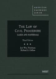Tapa de The Law Of Civil Procedure Cases And Materials