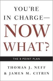 Tapa de You're in charge, now what? : the 8 point plan