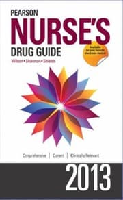 Tapa de Pearson Nurses Drug Guide 2013
