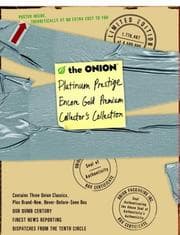 Tapa de The Onion Platinum Prestige Encore Gold Premium Collector's Collection