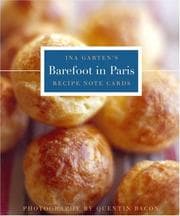 Tapa de Barefoot in Paris Tri-Fold Recipe Note Cards