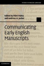 Tapa de Communicating Early English Manuscripts