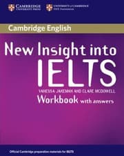 Tapa de New Insight Into Ielts Workbook With Answers