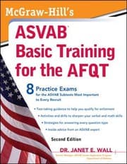 Tapa de Mcgrawhills Asvab Basic Training For The Afqt