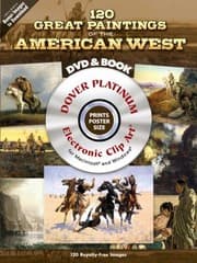 Tapa de 120 Great Paintings Of The American West Platinum Dvd And Book