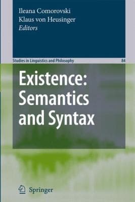 Tapa de Existence Semantics And Syntax