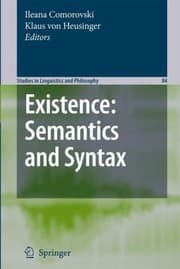 Tapa de Existence Semantics And Syntax
