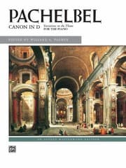 Tapa de Canon In D Variations On The Theme For The Piano