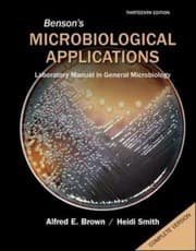 Tapa de Bensons Microbiological Applications Complete Version