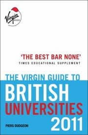 Tapa de Virgin Guide To British Universities2011
