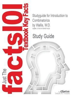 Tapa de Studyguide For Introduction To Combinatorics By Wallis Wd