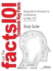 Tapa de Studyguide For Introduction To Combinatorics By Wallis Wd