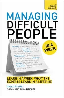 Tapa de Managing Difficult People In A Week