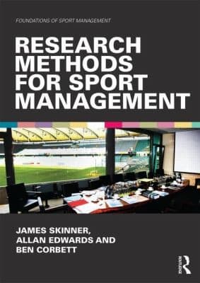 Tapa de Research Methods For Sport Management
