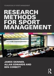 Tapa de Research Methods For Sport Management