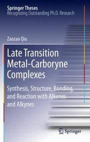 Tapa de Late Transition Metalcarboryne Complexes Synthesis Structure Bonding And Reaction With Alkenes And Alkynes