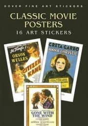 Tapa de Classic Movie Posters
            
                Dover Fine Art Stickers