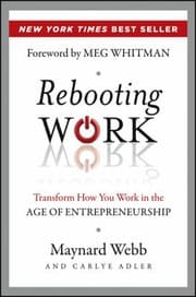 Tapa de Rebooting Work Transform How You Work In The Age Of Entrepreneurship