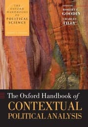 Tapa de The Oxford Handbook Of Contextual Political Analysis