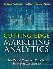 Tapa de Cutting Edge Marketing Analytics Real World Cases And Data Sets For Hands On Learning