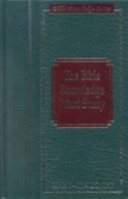 Tapa de The Bible Knowledge Word Study Genesisdeuteronomy