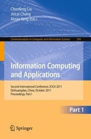 Tapa de Information Computing And Applications Second International Conference Proceedings