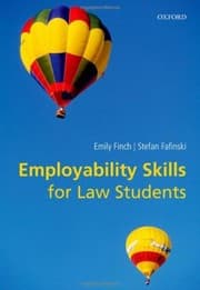 Tapa de Employability Skills For Law Students