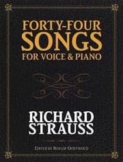 Tapa de Fortyfour Songs For Voice And Piano