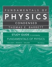 Tapa de Fundamentals Of Physics 9th Condensed A Study Guide To Accompany Fundamentals Of Physics Ninth Edition David Halliday Robert Resnick Jearl Walker