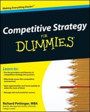 Tapa de Competitive Strategy For Dummies