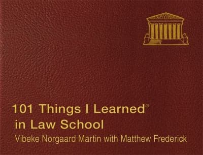 Tapa de 101 Things I Learned In Law School