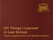 Tapa de 101 Things I Learned In Law School