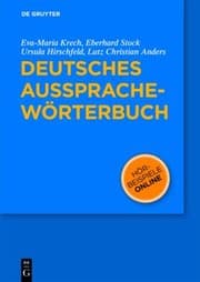 Tapa de Deutsches Aussprachewrterbuch Hrbeispiele Online