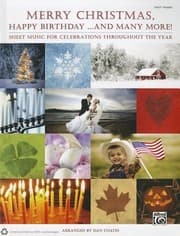 Tapa de Merry Christmas Happy Birthday And Many More Sheet Music For Celebrations Throughout The Year