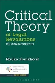Tapa de Critical Theory Of Legal Revolutions Evolutionary Perspectives