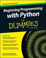 Tapa de Beginning Programming With Python For Dummies