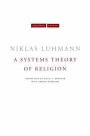 Tapa de A Systems Theory Of Religion