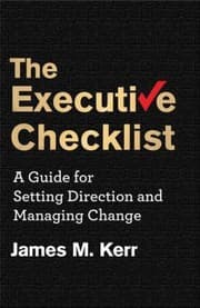 Tapa de The Executive Checklist A Guide For Setting Direction And Managing Change