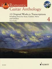 Tapa de Romantic Guitar Anthology 4 12 Original Works And Transcriptions
