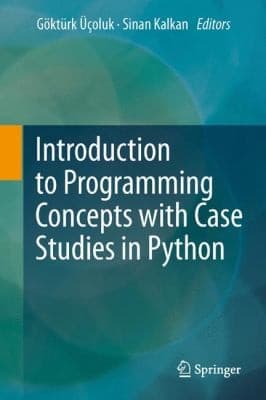Tapa de Introduction To Programming Concepts With Case Studies In Python