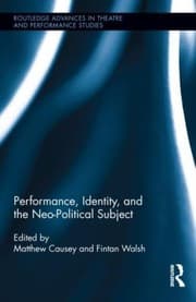 Tapa de Performance Identity And The Neopolitical Subject