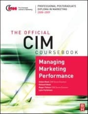 Tapa de Managing Marketing Performance 20082009